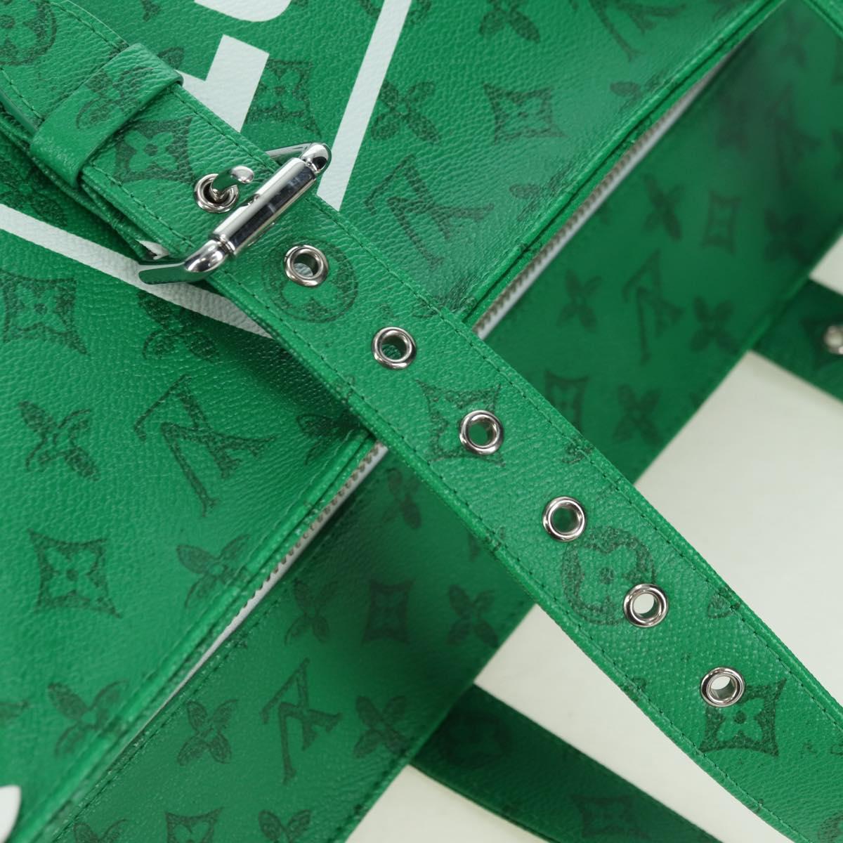 LOUIS VUITTON Monogram Everyday LV Cover GM Tote Bag Green M58749 Auth 179818SM