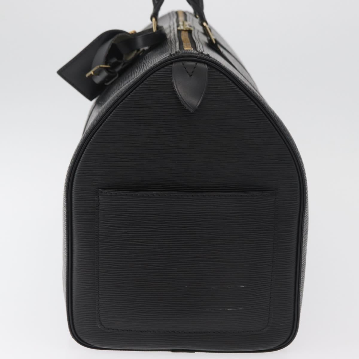 LOUIS VUITTON Epi Keepall 45 Boston Bag Black M42972 LV Auth 179819A