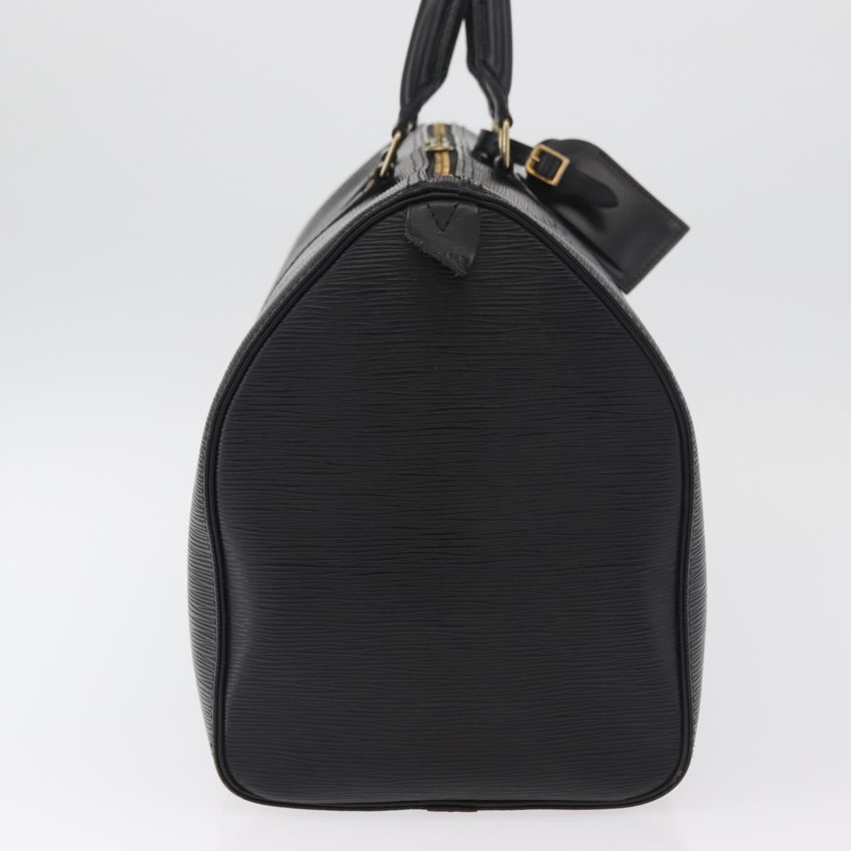 LOUIS VUITTON Epi Keepall 45 Boston Bag Black M42972 LV Auth 179819A