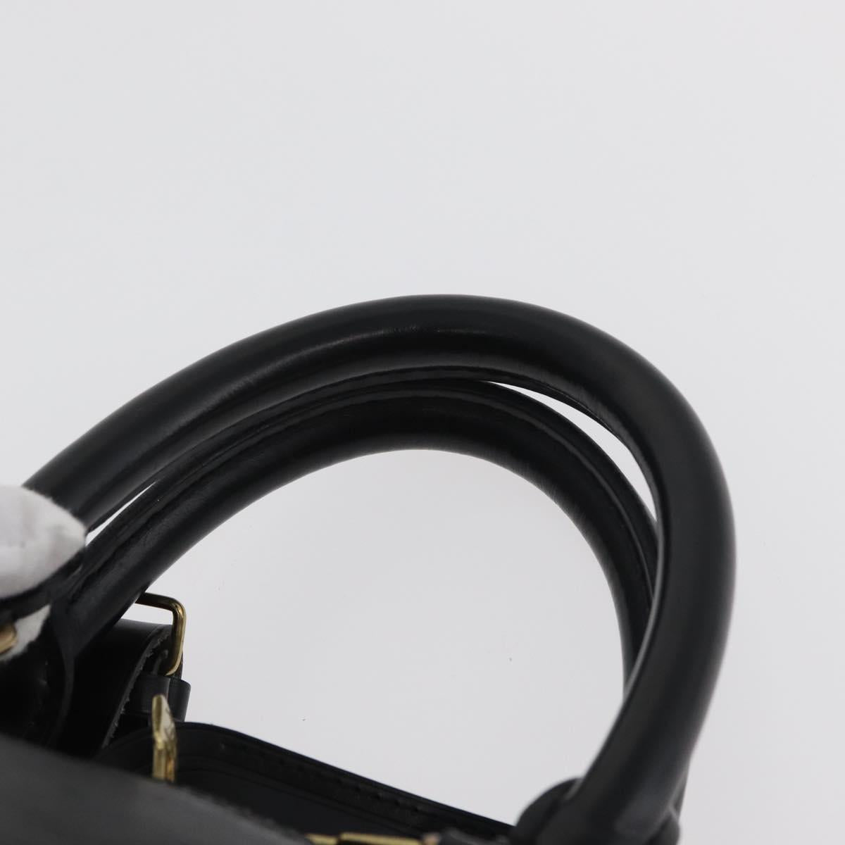 LOUIS VUITTON Epi Keepall 45 Boston Bag Black M42972 LV Auth 179819A