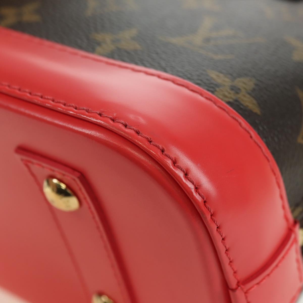 LOUIS VUITTON Monogram Totem Alma BB Hand Bag Red M41659 LV Auth 179848SAV