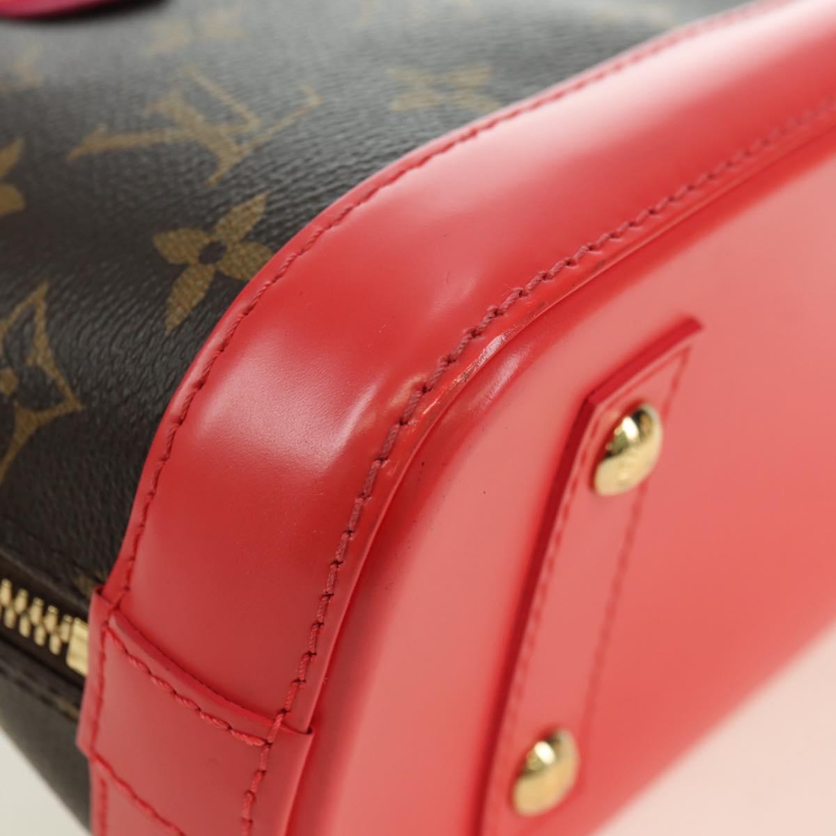 LOUIS VUITTON Monogram Totem Alma BB Hand Bag Red M41659 LV Auth 179848SAV