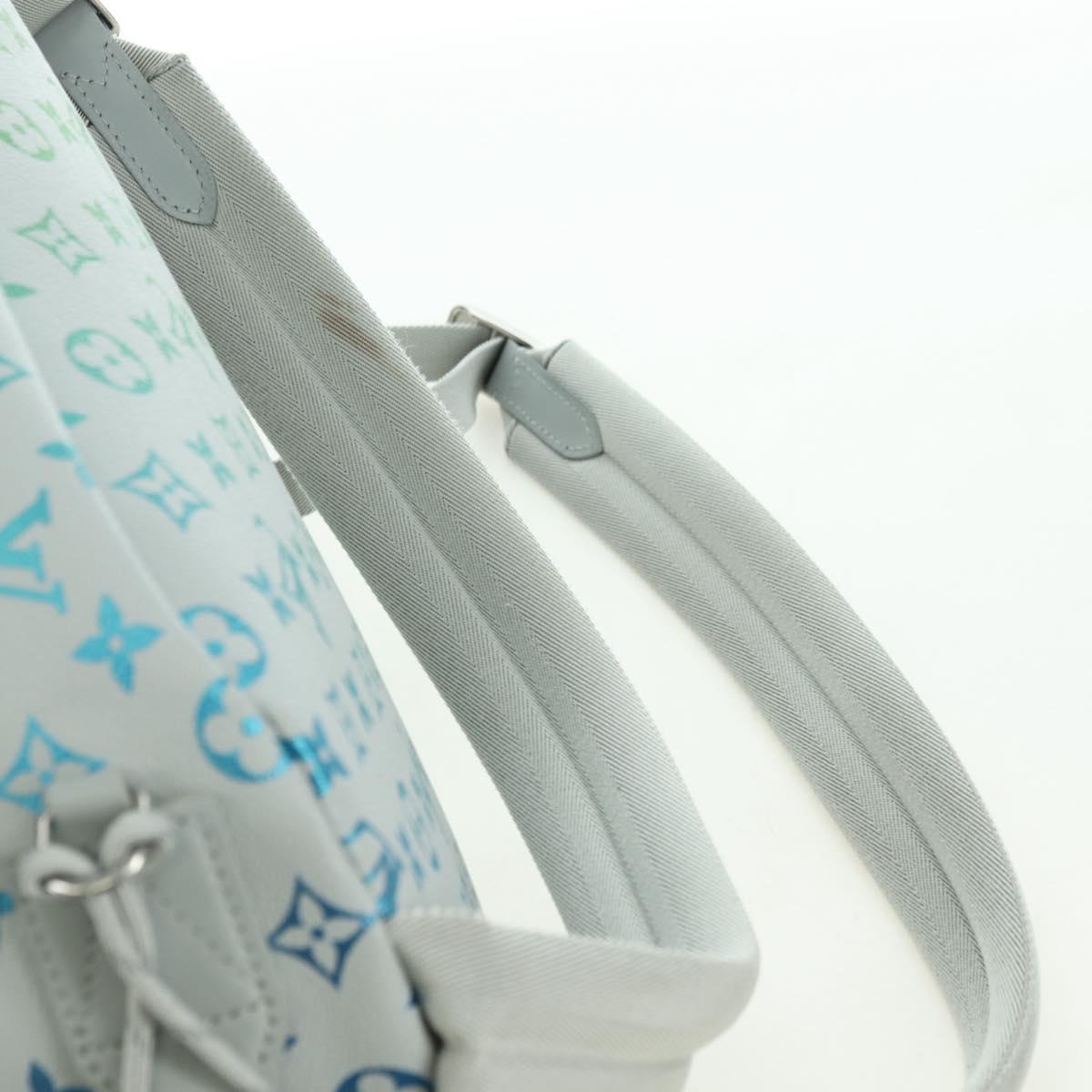 LOUIS VUITTON Monogram Iridescent Discovery Backpack Gray M14184 Auth 179853SAM
