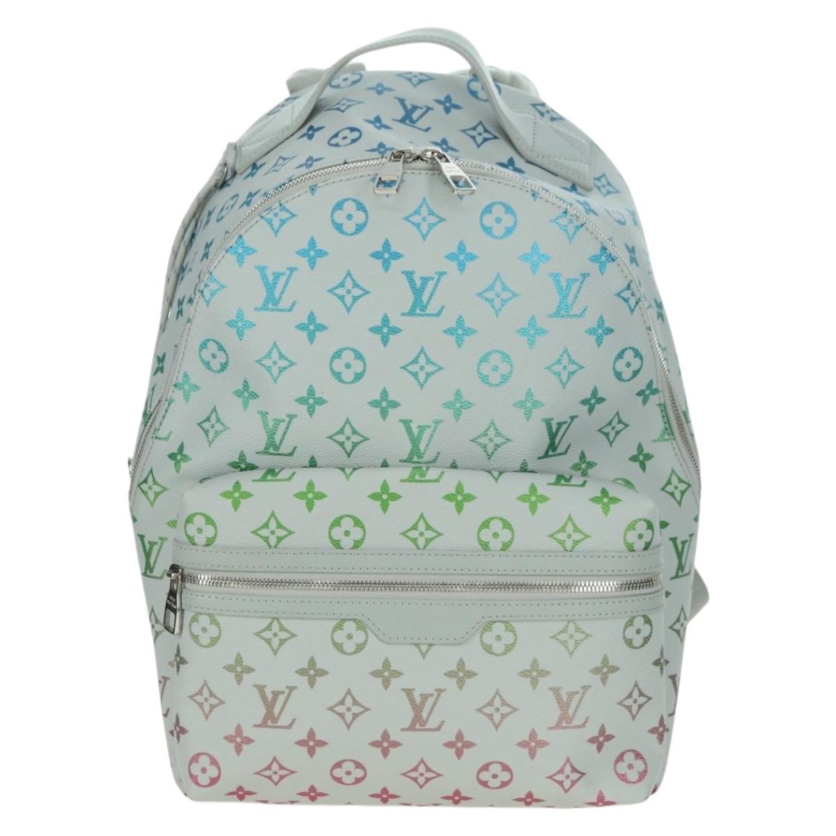 LOUIS VUITTON Monogram Iridescent Discovery Backpack Gray M14184 Auth 179853SAM