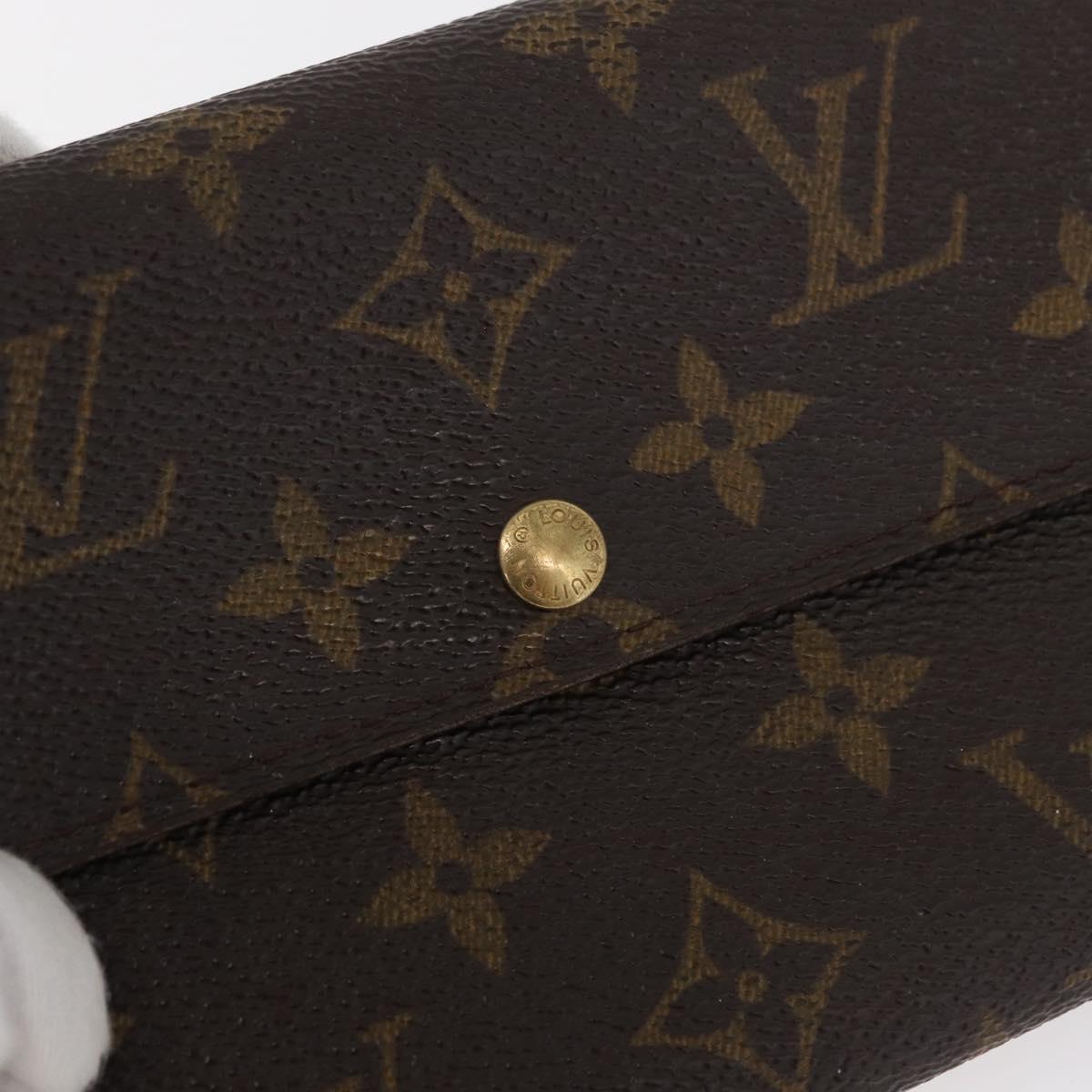 LOUIS VUITTON Monogram Pochette Porte Monnaie Credit Wallet M61725 Auth 179854