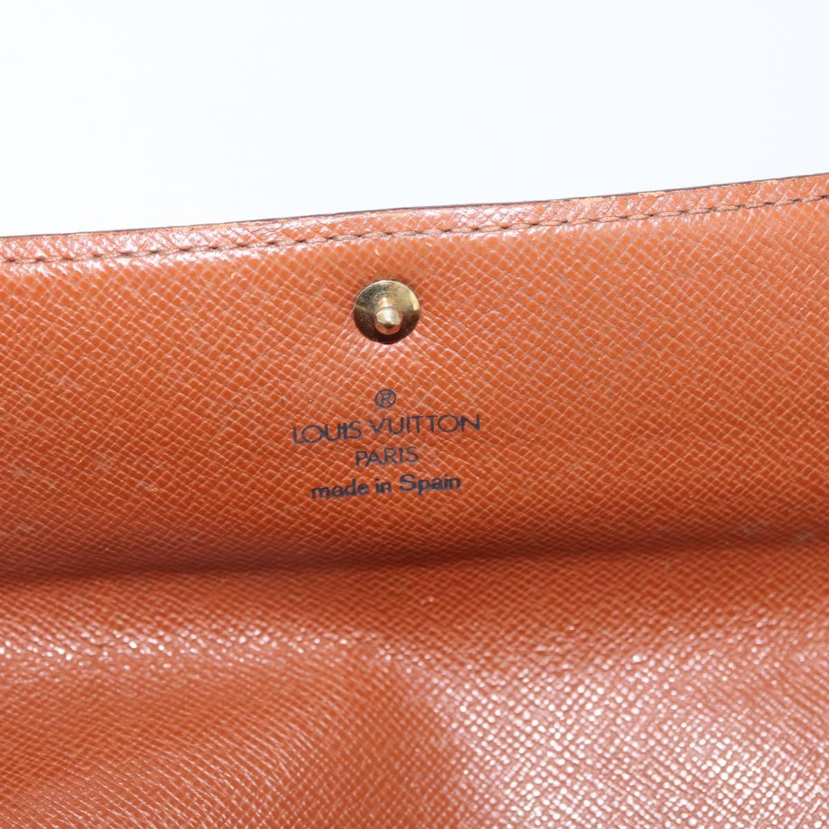 LOUIS VUITTON Monogram Pochette Porte Monnaie Credit Wallet M61725 Auth 179854