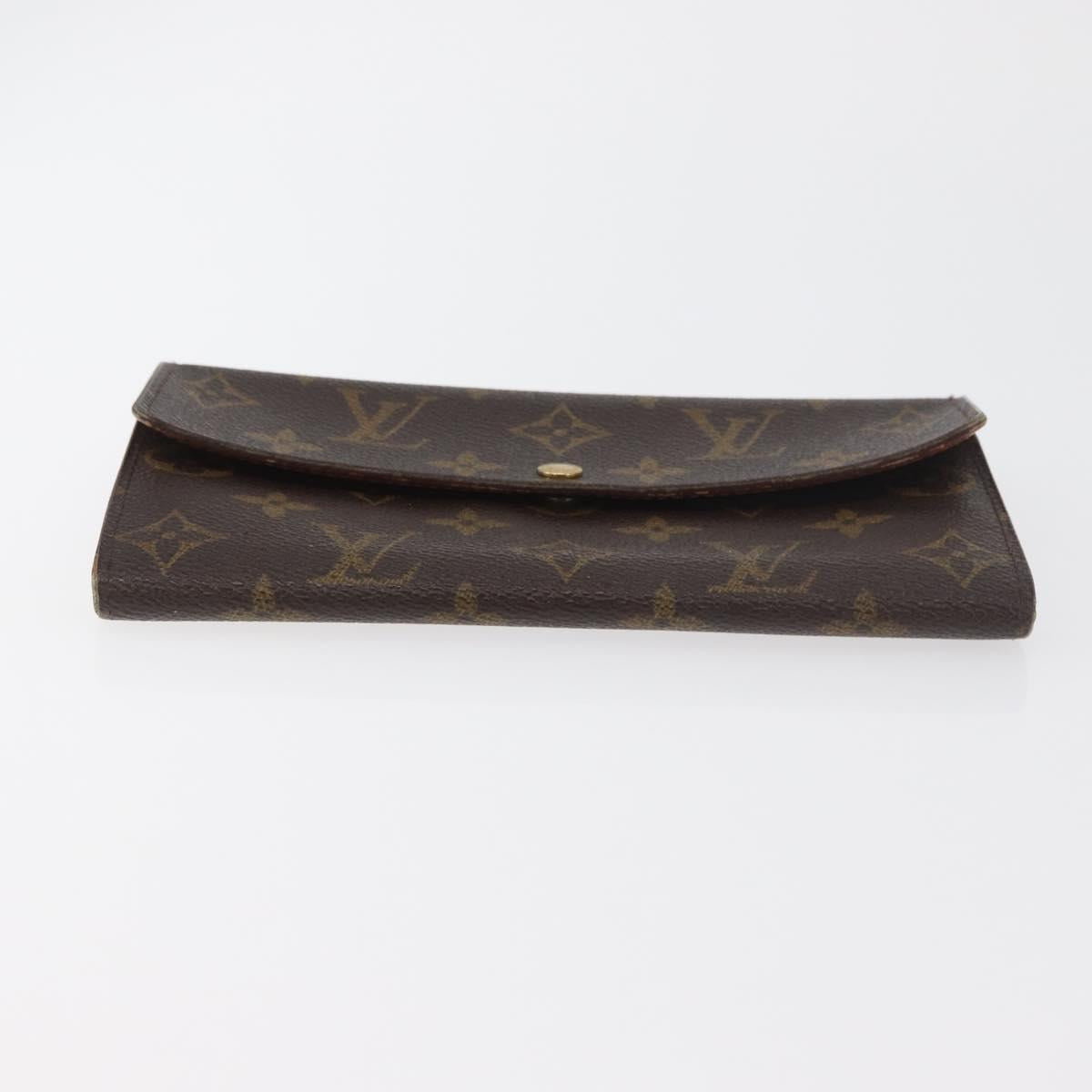 LOUIS VUITTON Monogram Pochette Porte Monnaie Credit Wallet M61725 Auth 179854