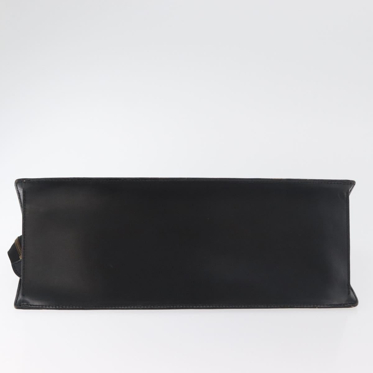 LOUIS VUITTON Epi Sac Triangle Hand Bag Black M52092 LV Auth 179877