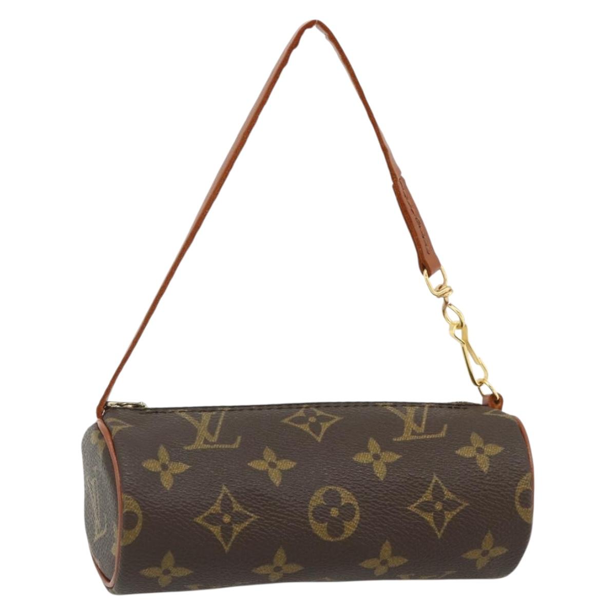 LOUIS VUITTON Monogram Papillon Pouch LV Auth 179879