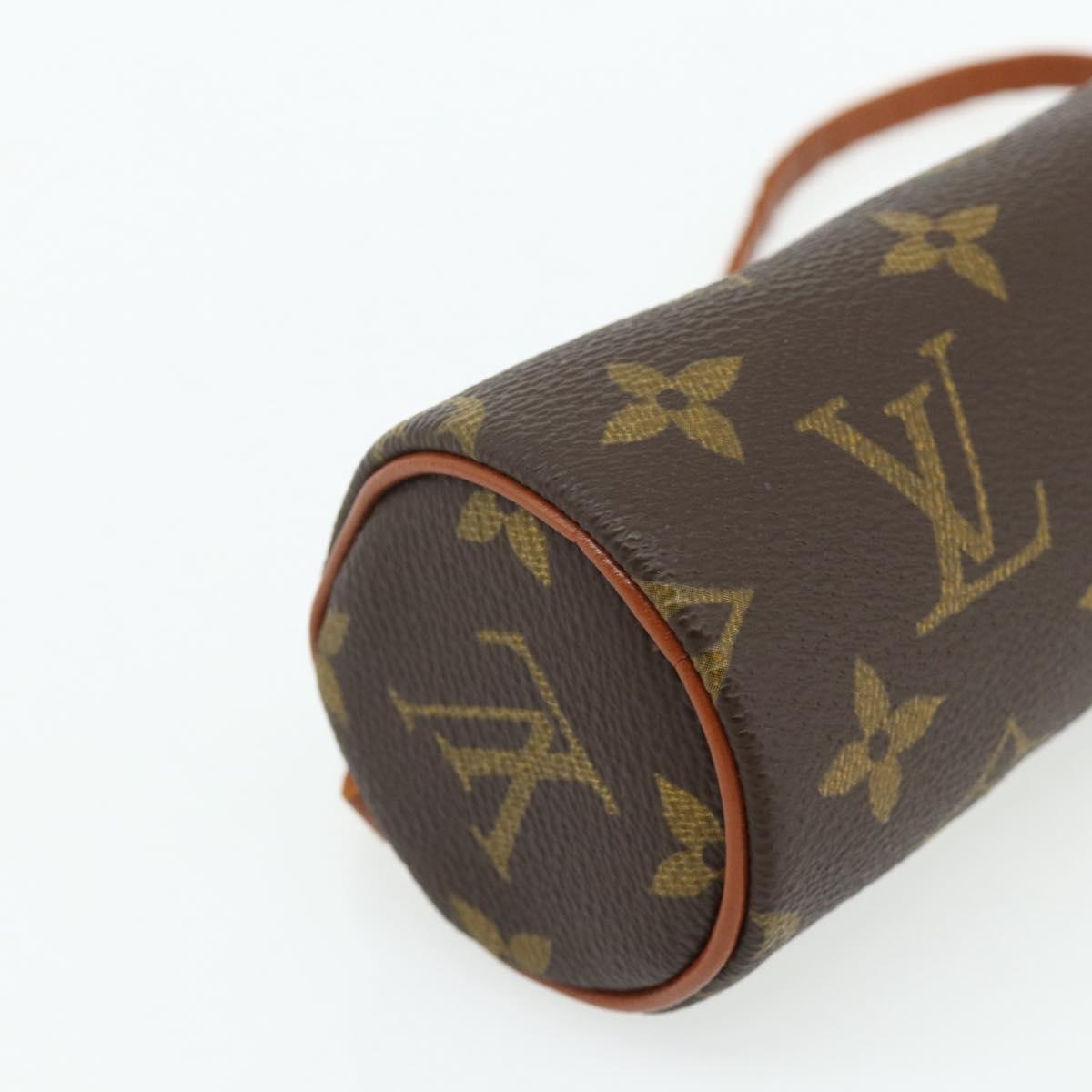 LOUIS VUITTON Monogram Papillon Pouch LV Auth 179879