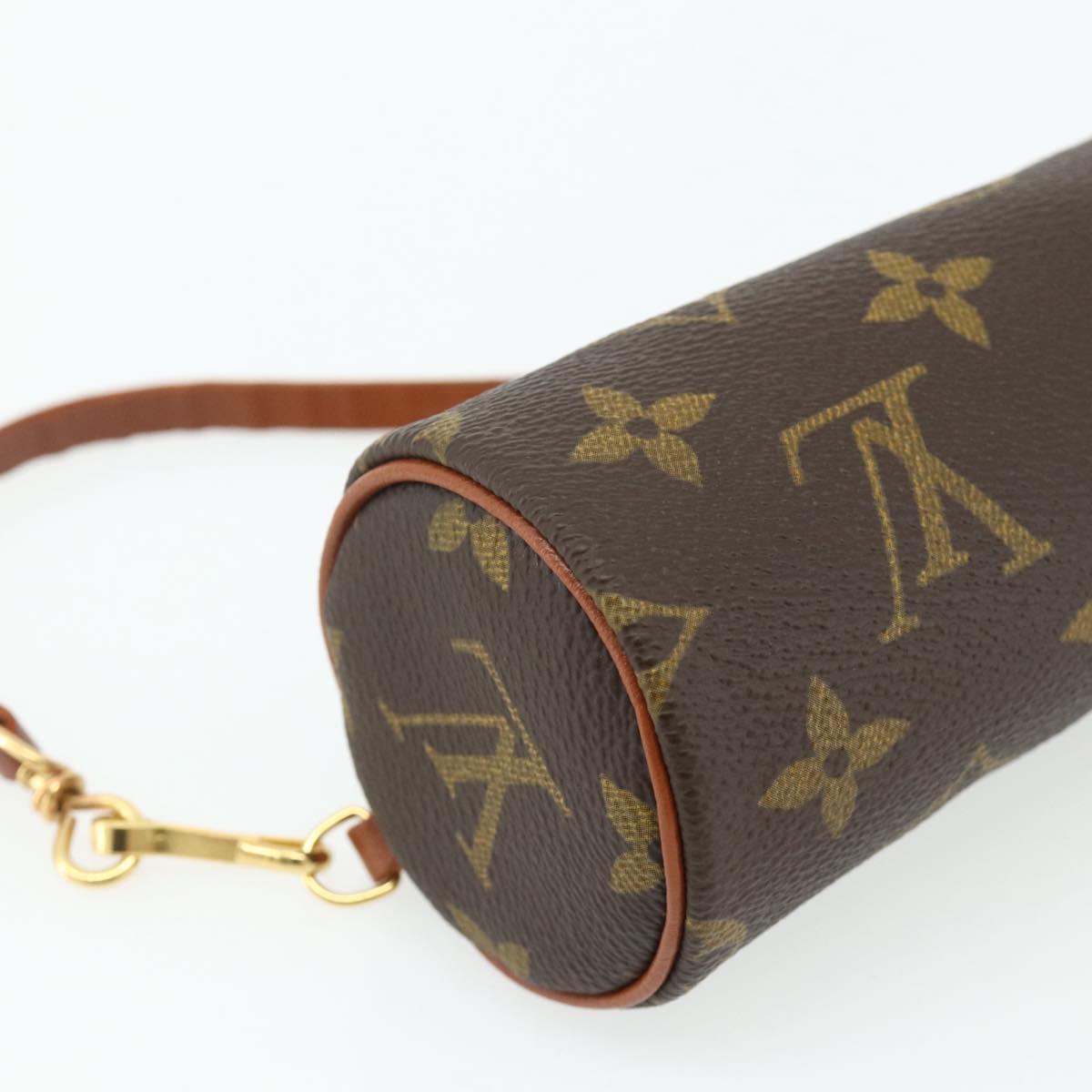 LOUIS VUITTON Monogram Papillon Pouch LV Auth 179879