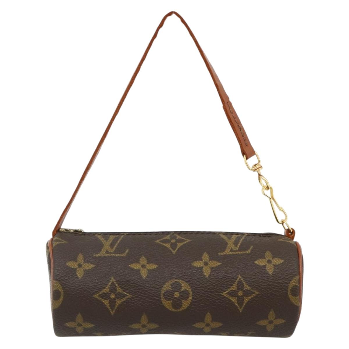 LOUIS VUITTON Monogram Papillon Pouch LV Auth 179879
