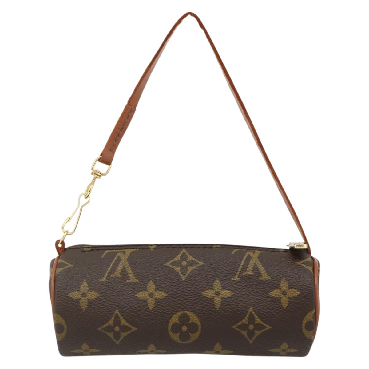 LOUIS VUITTON Monogram Papillon Pouch LV Auth 179879