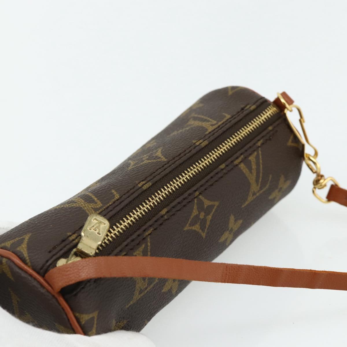 LOUIS VUITTON Monogram Papillon Pouch LV Auth 179879