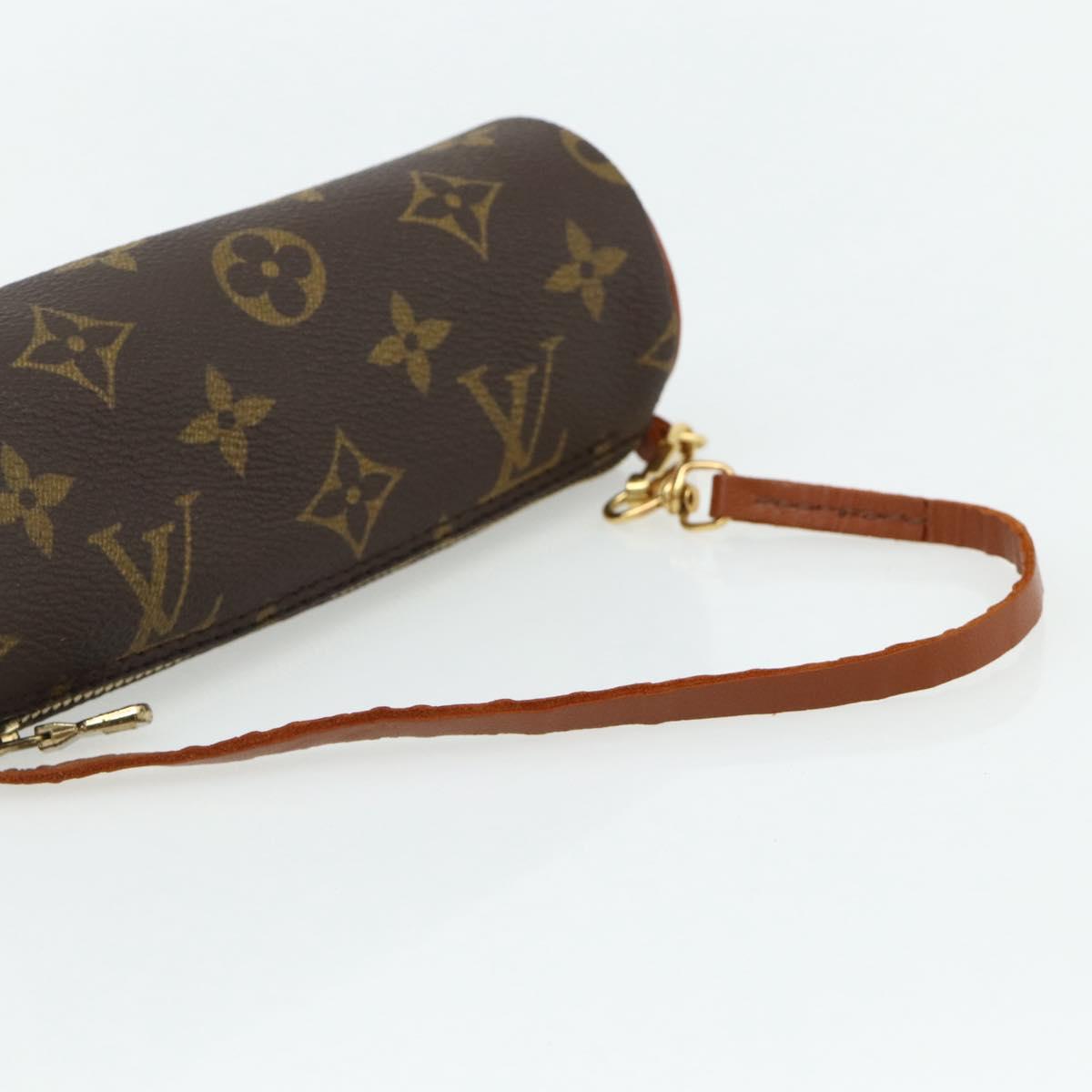 LOUIS VUITTON Monogram Papillon Pouch LV Auth 179879