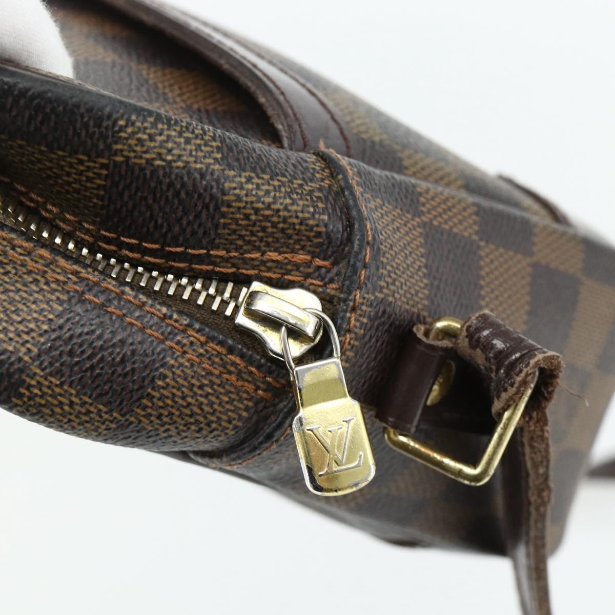 LOUIS VUITTON Damier Ebene Trocadero 27 Shoulder Bag SPO N48085 LV Auth 179881