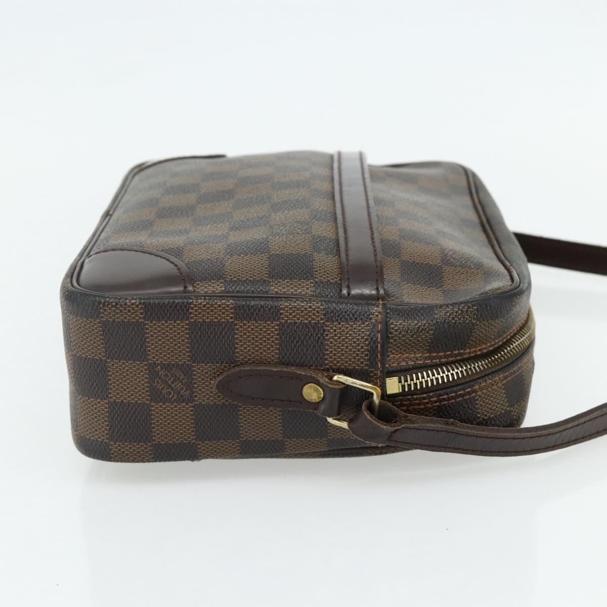 LOUIS VUITTON Damier Ebene Trocadero 27 Shoulder Bag SPO N48085 LV Auth 179881