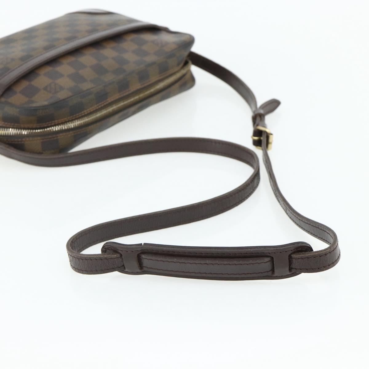 LOUIS VUITTON Damier Ebene Trocadero 27 Shoulder Bag SPO N48085 LV Auth 179881