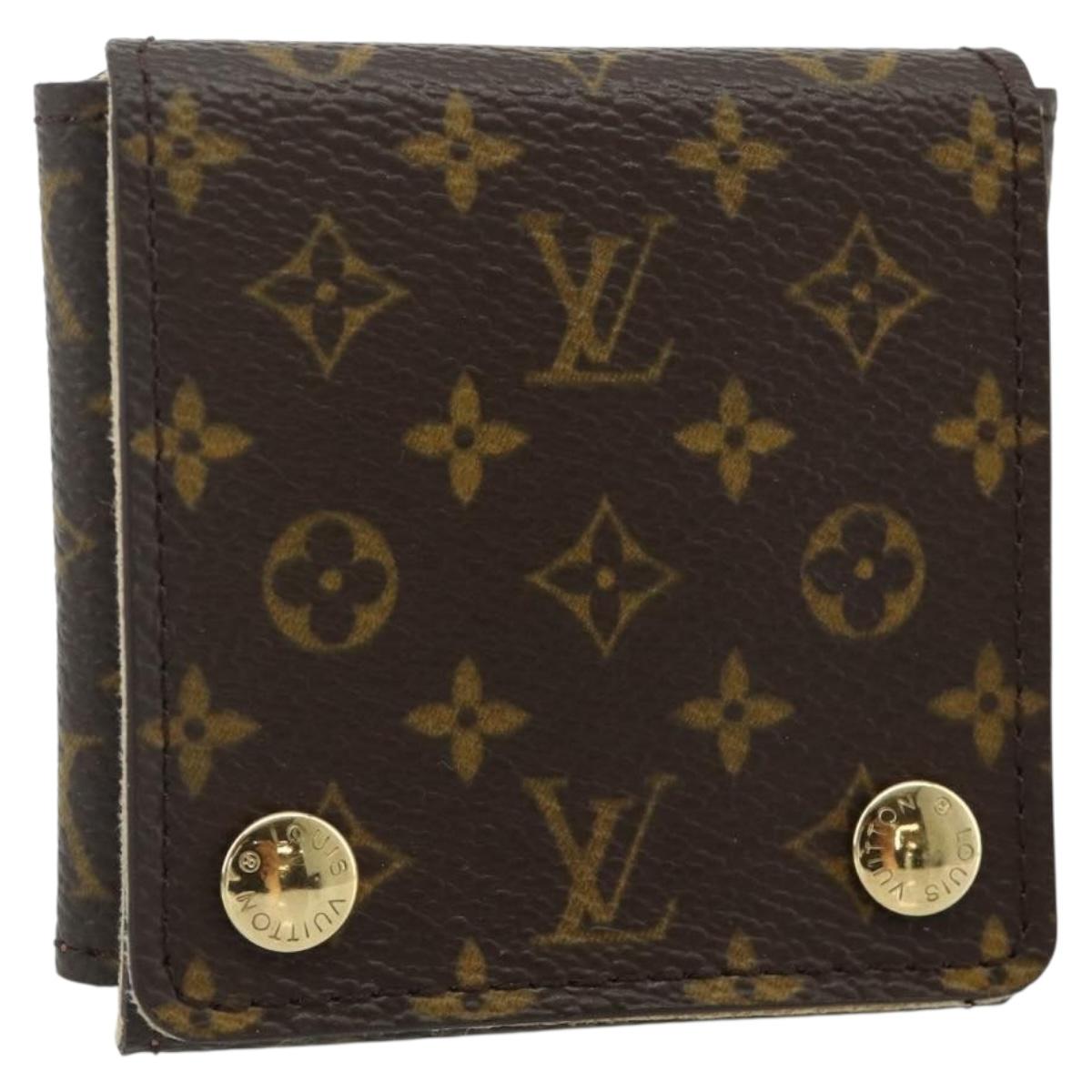 LOUIS VUITTON Monogram Jewelry case Jewelry Box LV Auth 179884A