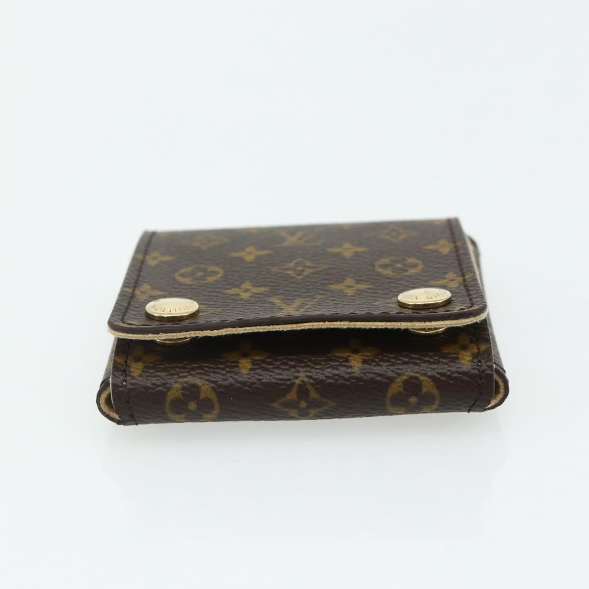 LOUIS VUITTON Monogram Jewelry case Jewelry Box LV Auth 179884A