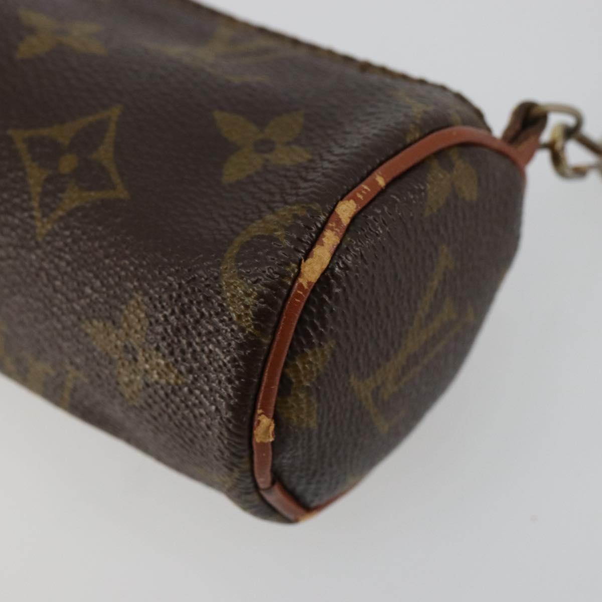 LOUIS VUITTON Monogram Papillon Pouch LV Auth 179922
