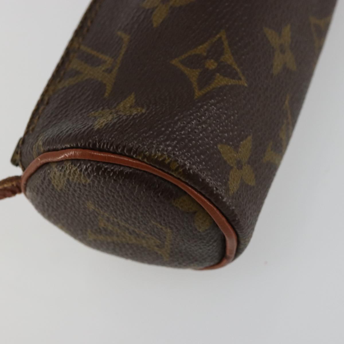 LOUIS VUITTON Monogram Papillon Pouch LV Auth 179922