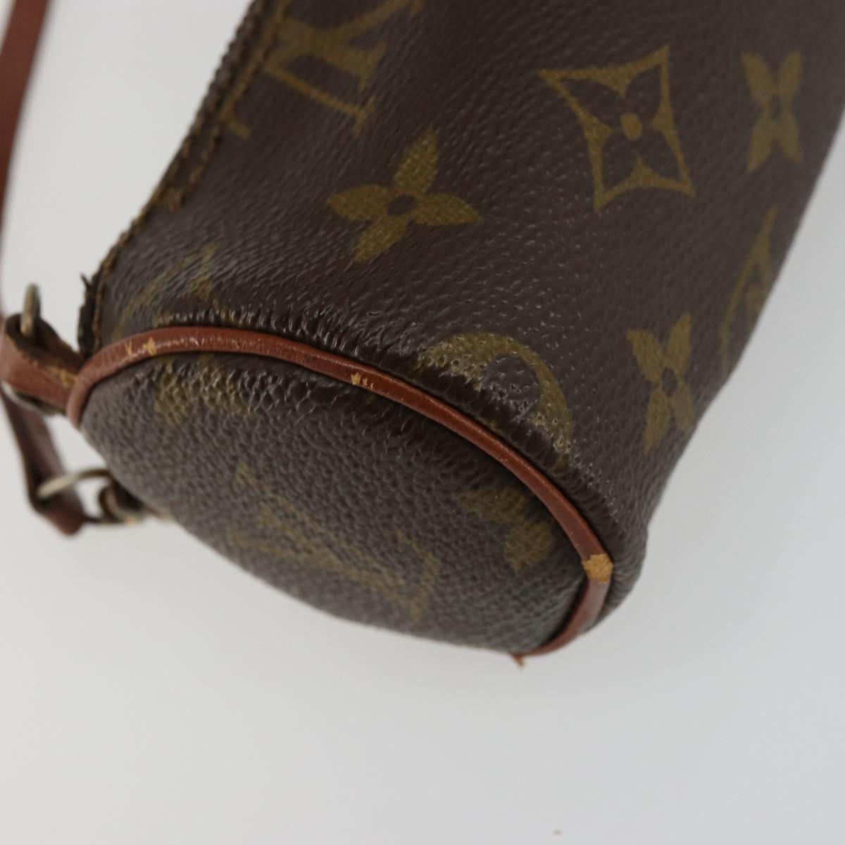 LOUIS VUITTON Monogram Papillon Pouch LV Auth 179922
