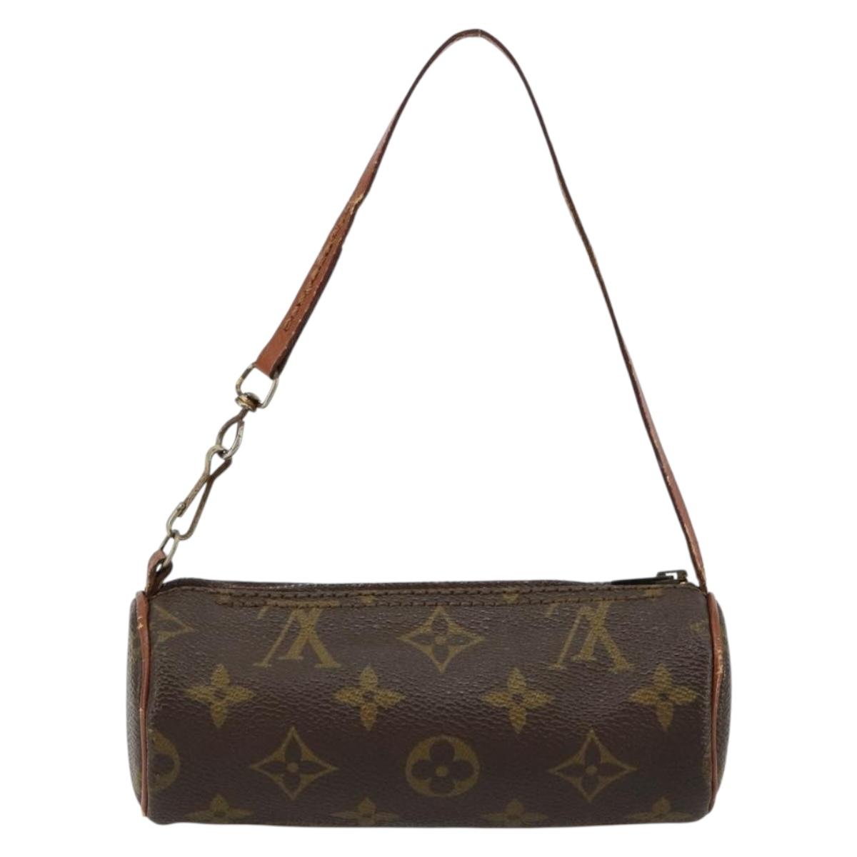 LOUIS VUITTON Monogram Papillon Pouch LV Auth 179922