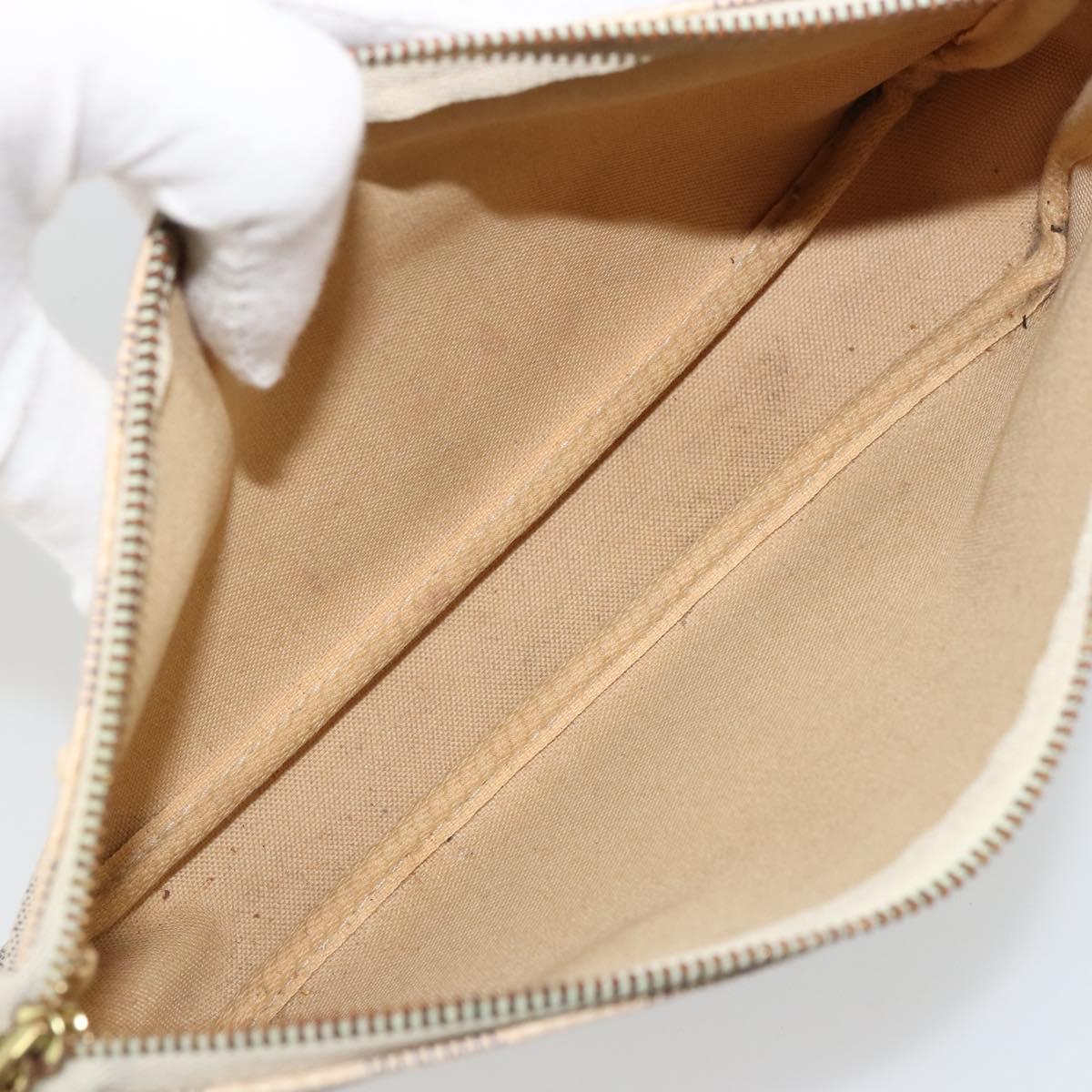 LOUIS VUITTON Damier Azur Pochette Accessoires Pouch N41207 LV Auth 179925