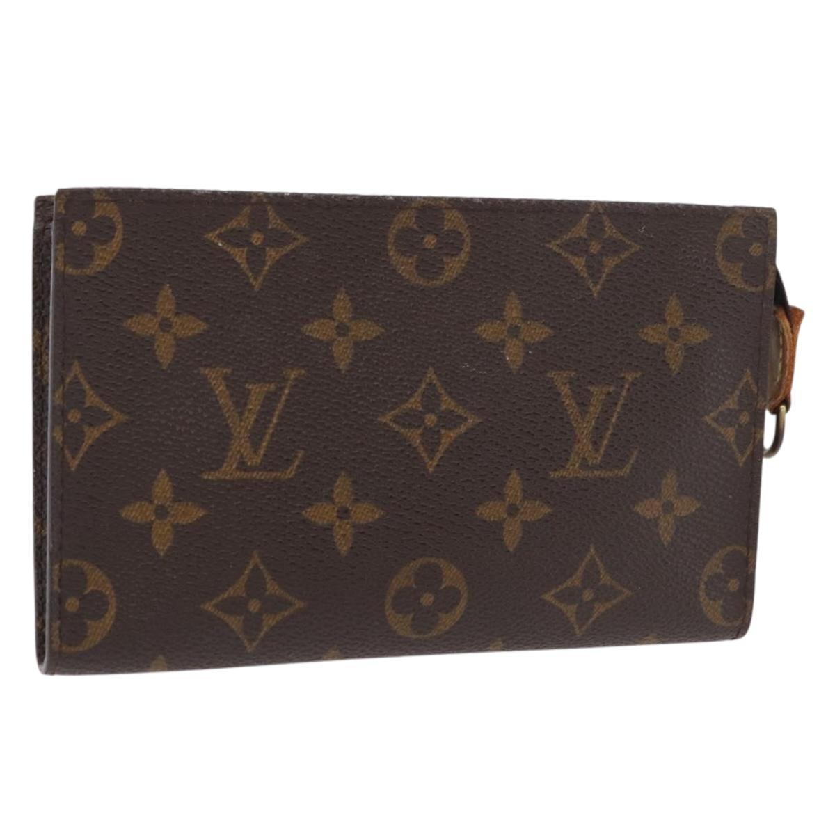 LOUIS VUITTON Monogram Bucket PM Accessory Pouch LV Auth 179926