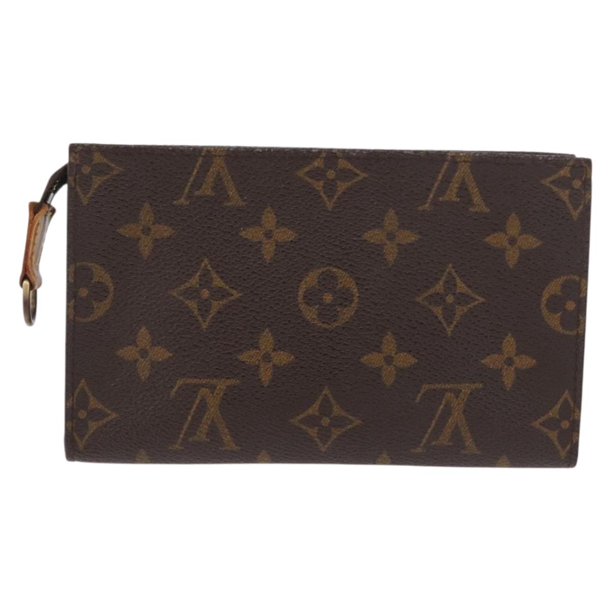LOUIS VUITTON Monogram Bucket PM Accessory Pouch LV Auth 179926