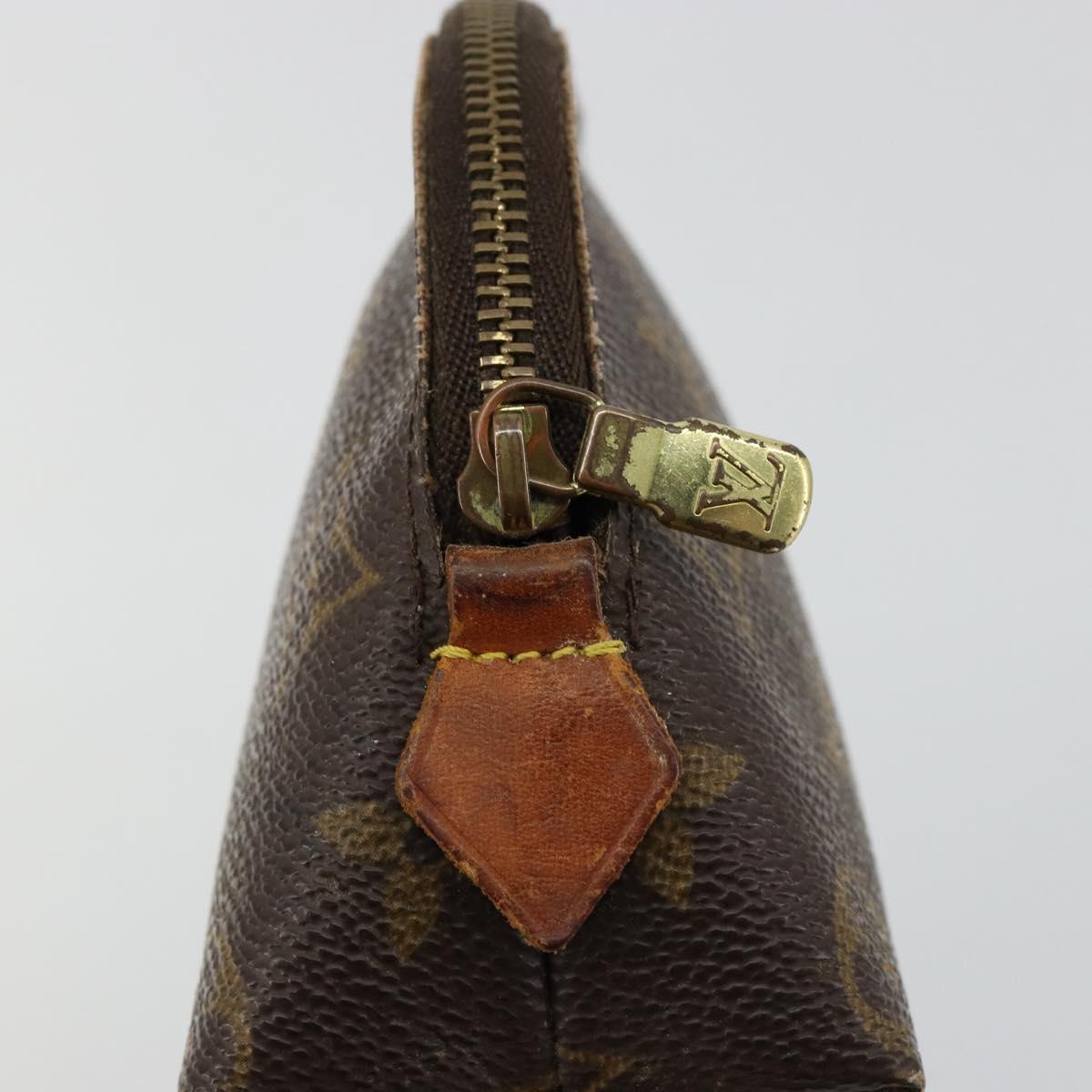 LOUIS VUITTON Monogram Pochette Cosmetic PM Pouch M43998 LV Auth 179927