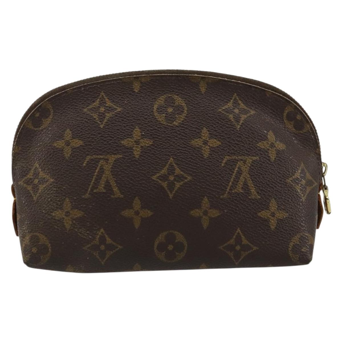 LOUIS VUITTON Monogram Pochette Cosmetic PM Pouch M43998 LV Auth 179927