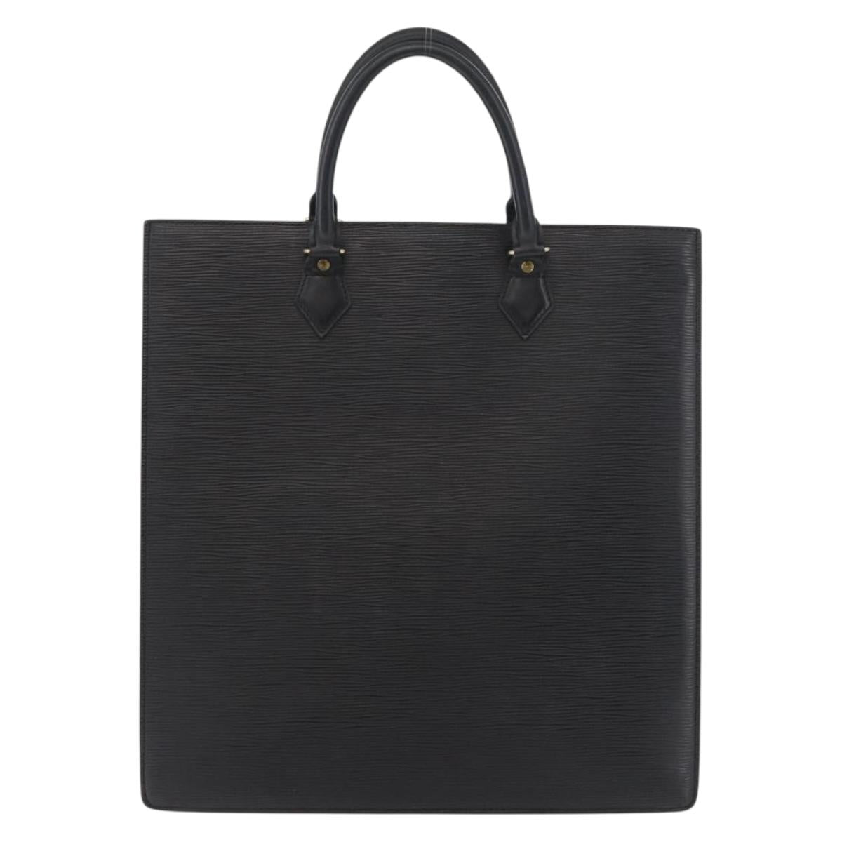 LOUIS VUITTON Epi Sac Plat Hand Bag Black M59082 LV Auth 179937