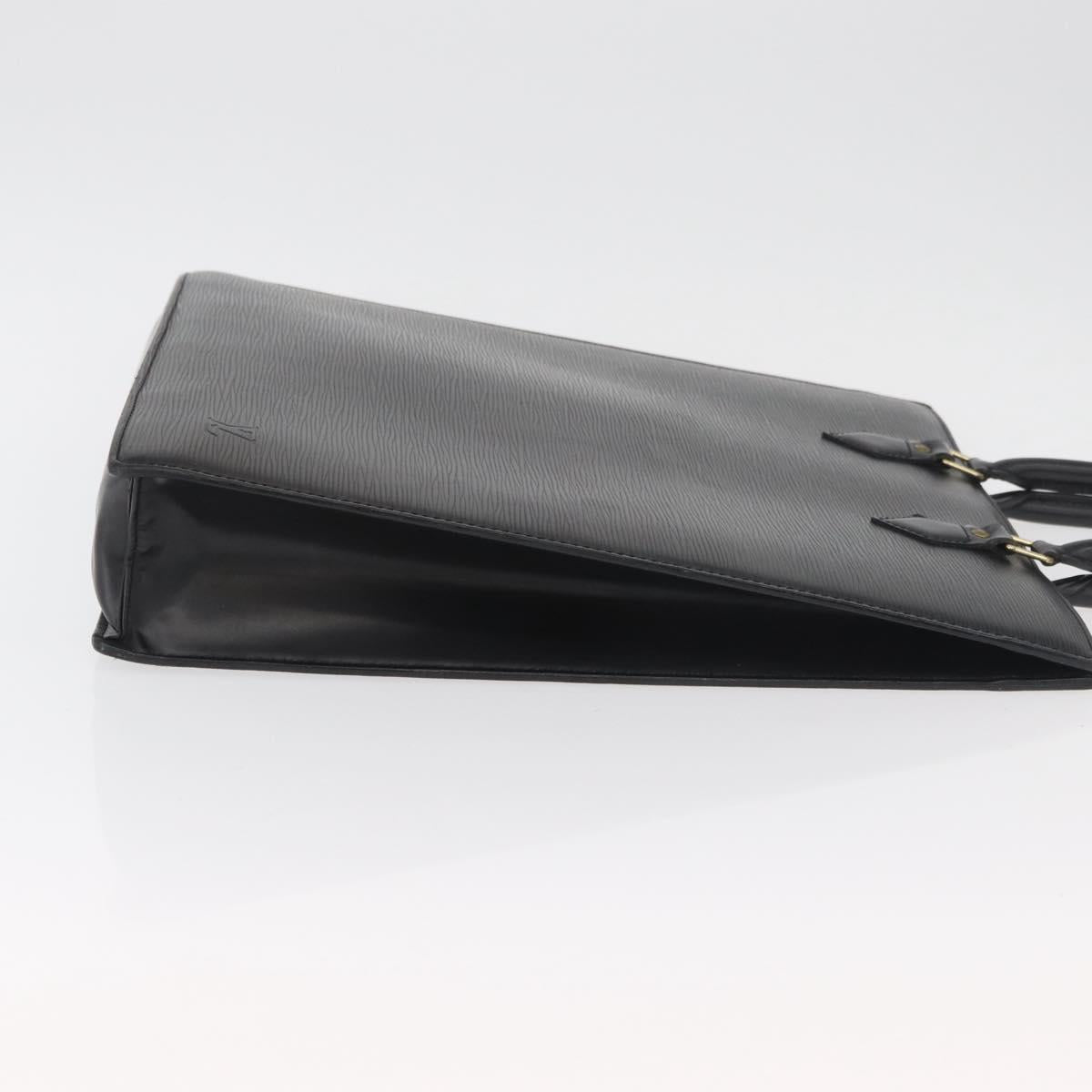 LOUIS VUITTON Epi Sac Plat Hand Bag Black M59082 LV Auth 179937
