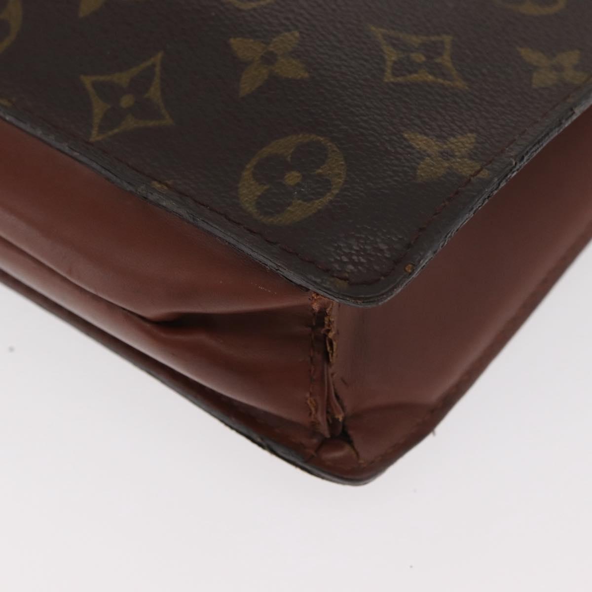 LOUIS VUITTON Monogram Porte Documents Bandouliere Bag M53338 LV Auth 179942