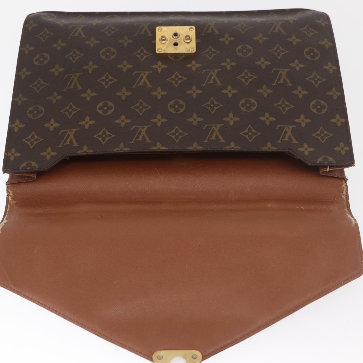 LOUIS VUITTON Monogram Porte Documents Bandouliere Bag M53338 LV Auth 179942