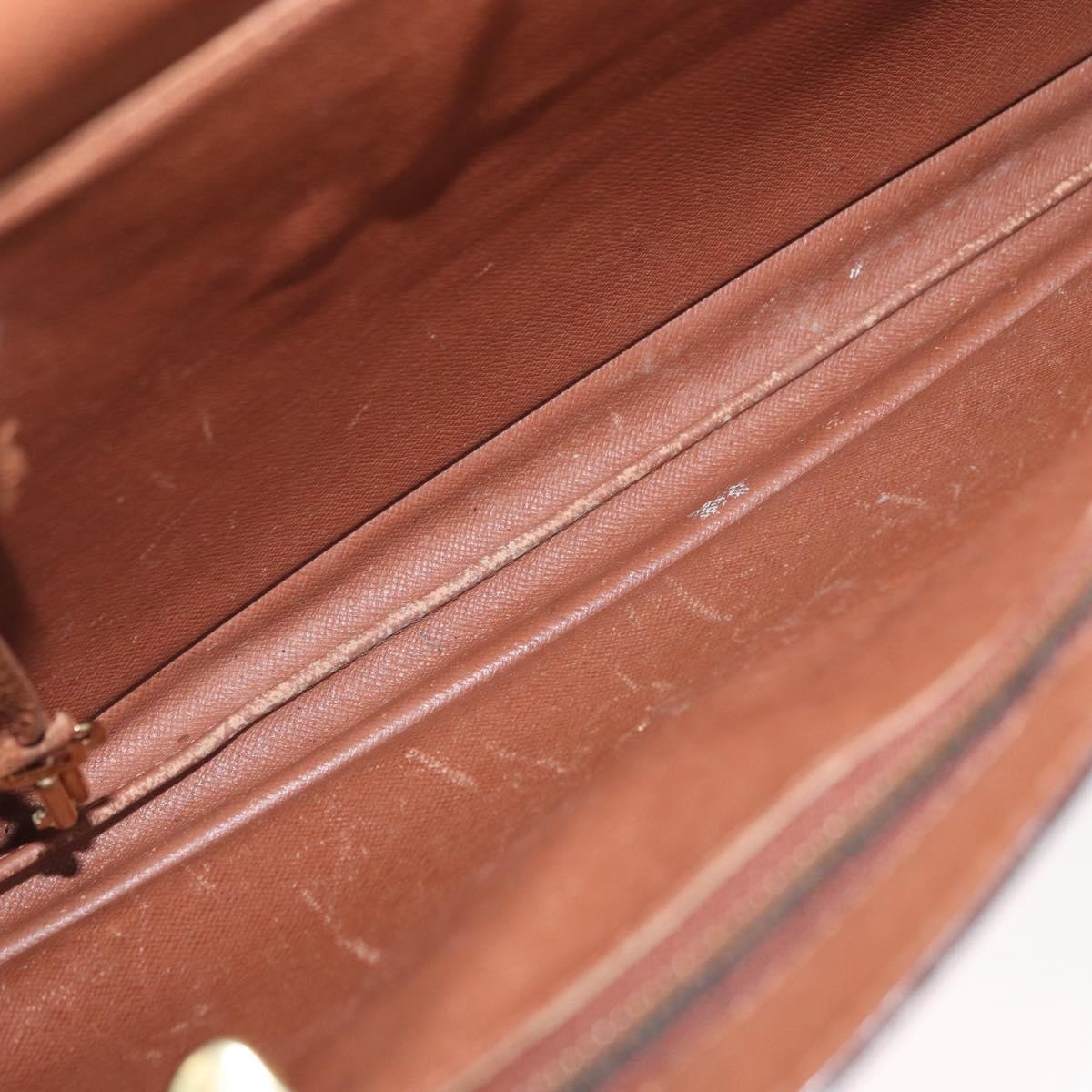 LOUIS VUITTON Monogram Porte Documents Bandouliere Bag M53338 LV Auth 179942