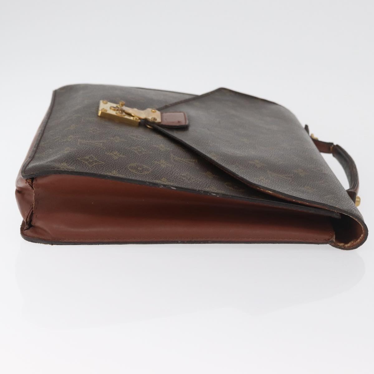 LOUIS VUITTON Monogram Porte Documents Bandouliere Bag M53338 LV Auth 179942