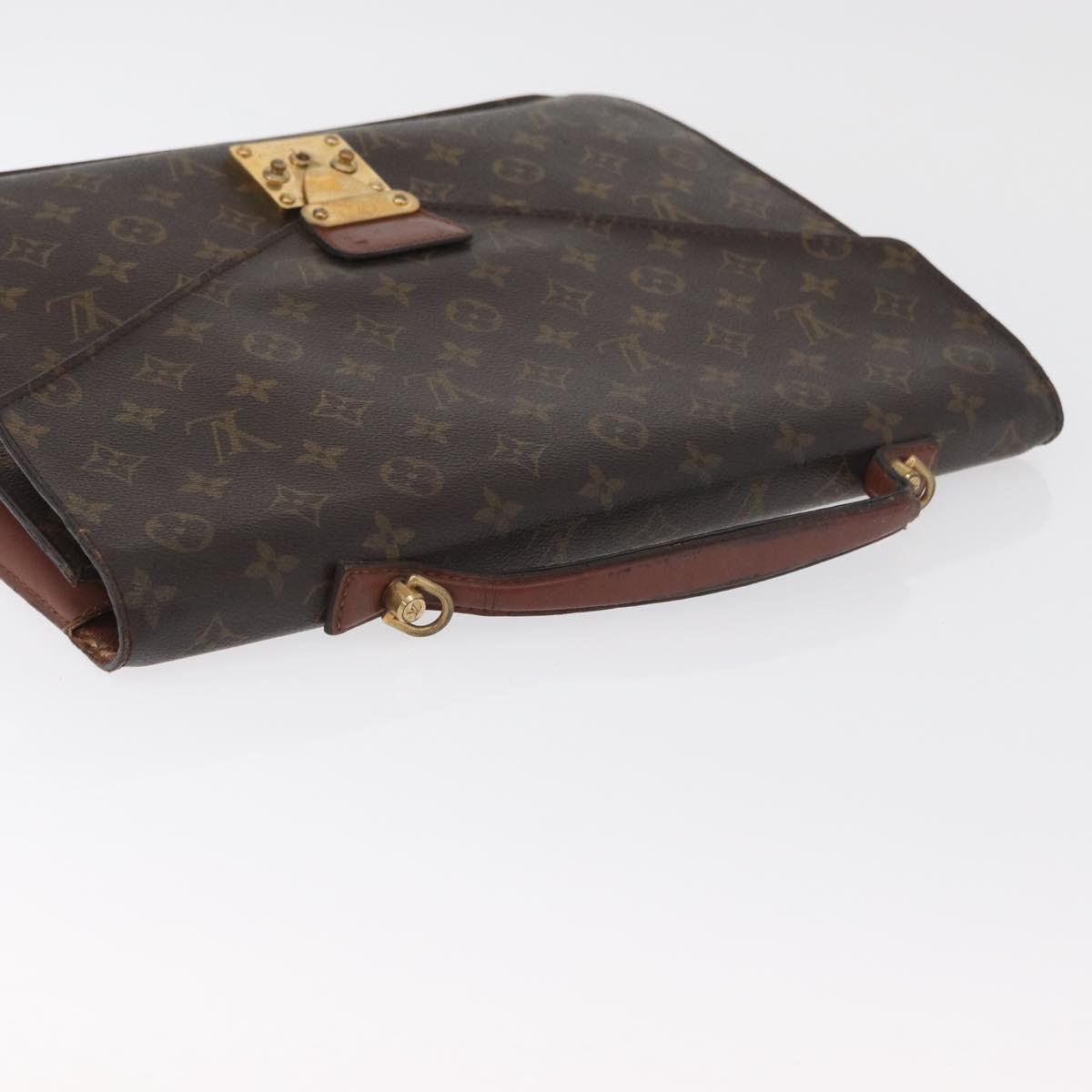 LOUIS VUITTON Monogram Porte Documents Bandouliere Bag M53338 LV Auth 179942