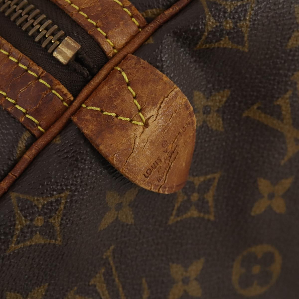 LOUIS VUITTON Monogram Sac Souple 45 Boston Bag M41624 LV Auth 179947