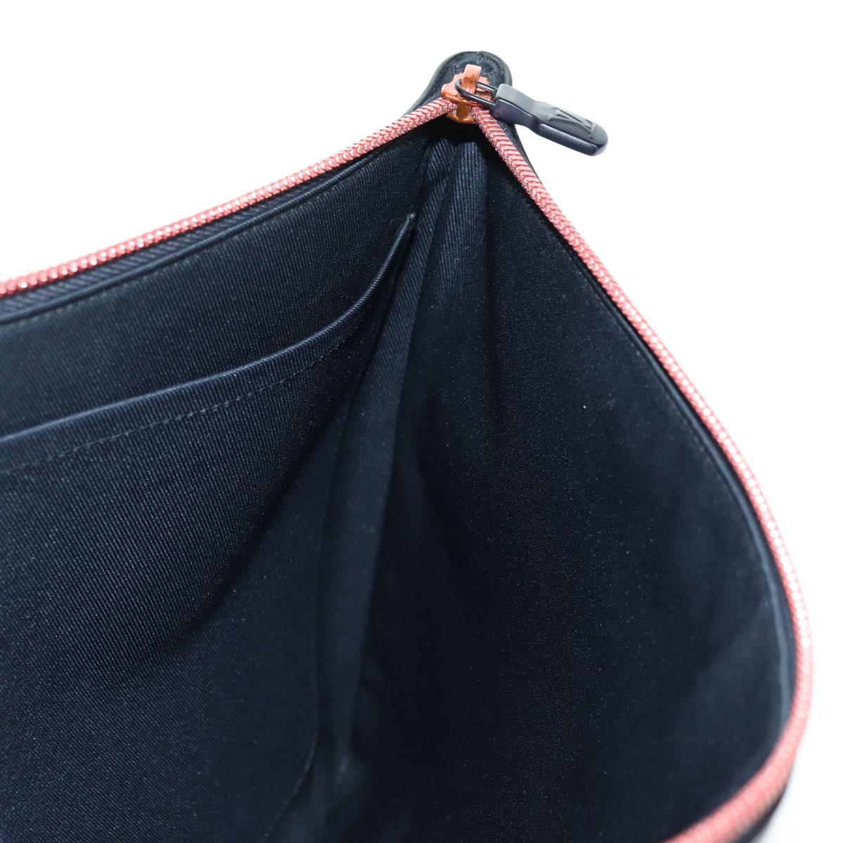 LOUIS VUITTON Monogram Ink Pochette Apollo Clutch Bag Navy M62905 Auth 179951M