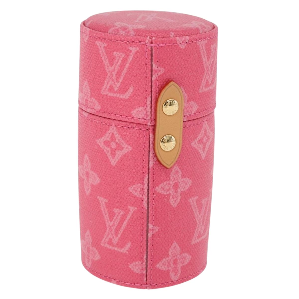 LOUIS VUITTON Monogram Travel Case Accessory Case 100ml Pink LV Auth 179957M