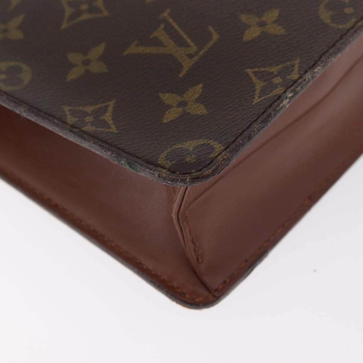 LOUIS VUITTON Monogram Pochette Homme Clutch Bag M51795 LV Auth 179962