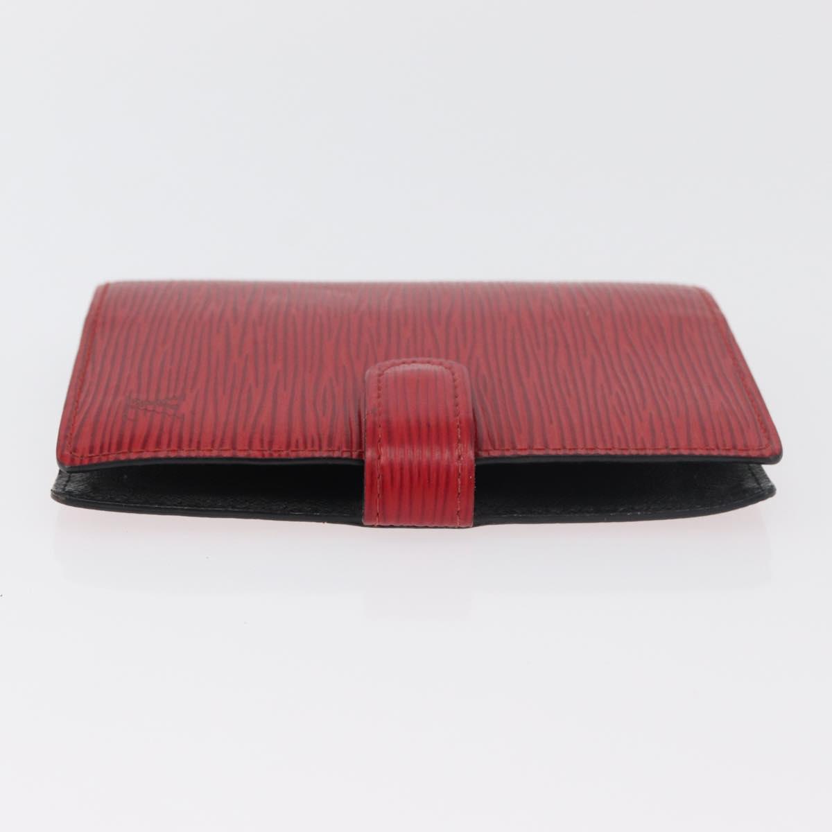 LOUIS VUITTON Epi Agenda PM Day Planner Cover Red R20057 LV Auth 179964