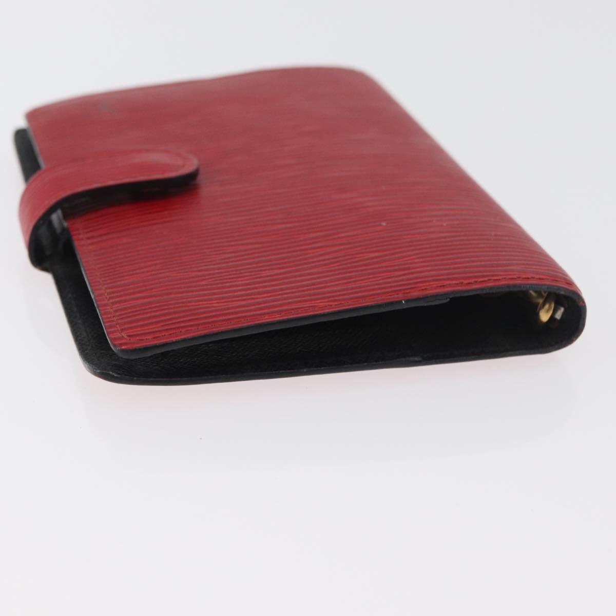 LOUIS VUITTON Epi Agenda PM Day Planner Cover Red R20057 LV Auth 179964
