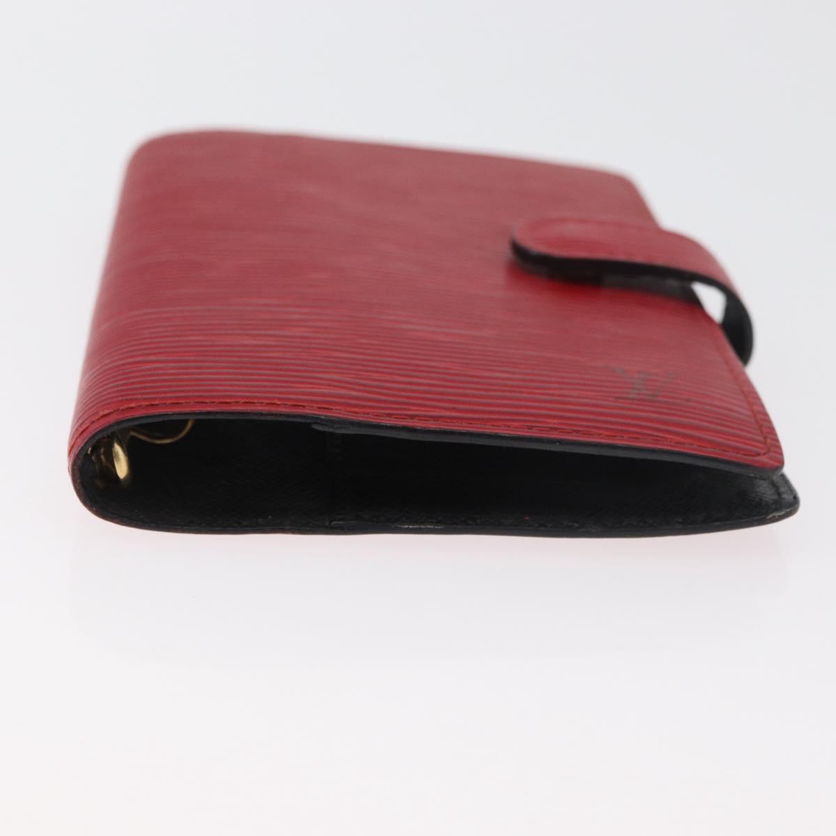 LOUIS VUITTON Epi Agenda PM Day Planner Cover Red R20057 LV Auth 179964