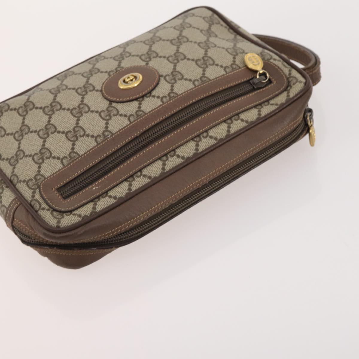 GIVENCHY Gucci Fendi Prada Bag PVC Leather 4 Set Brown Beige black Auth 180241