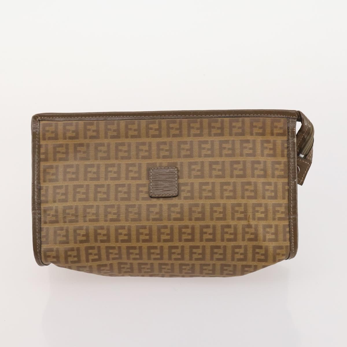 GIVENCHY Gucci Fendi Prada Bag PVC Leather 4 Set Brown Beige black Auth 180241