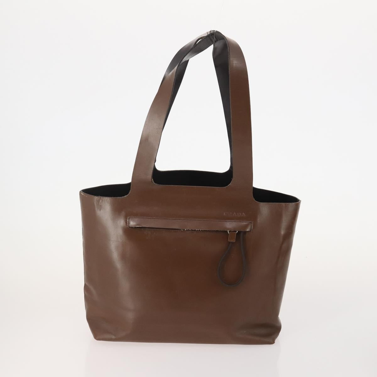 GIVENCHY Gucci Fendi Prada Bag PVC Leather 4 Set Brown Beige black Auth 180241